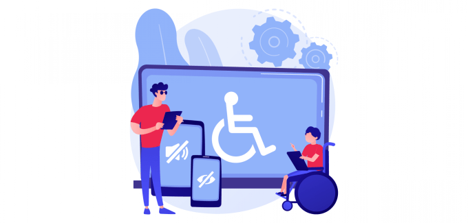 Web accessibility icons