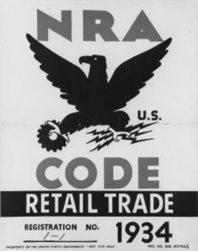 NRA Blue Eagle Poster