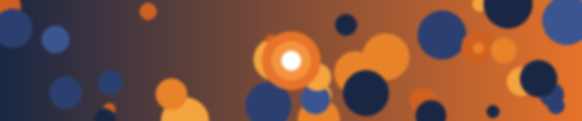 blurry blue and orange dots with blurry orange and blue backgroun