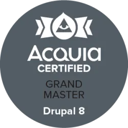Grand Master Credentials (D8) badge
