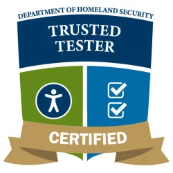 DHS Certified Trusted Tester for Web Badge