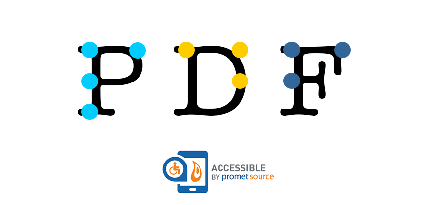 Braille text over letters PDF to depict PDF accessibility