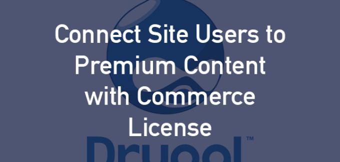 Drupal commerce license