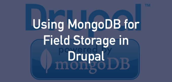 Drupal powered by mongoDB