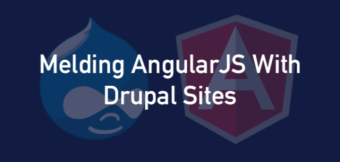 Drupal and AngularJS  logo side by side