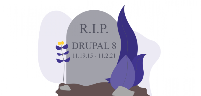 Tombstone image for Drupal 8