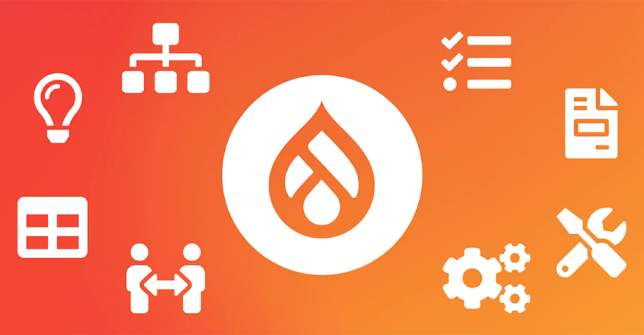 Drupal 10 upgrade icons