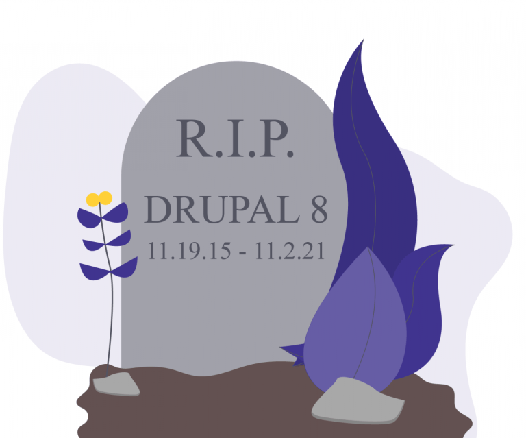Tombstone image for Drupal 8