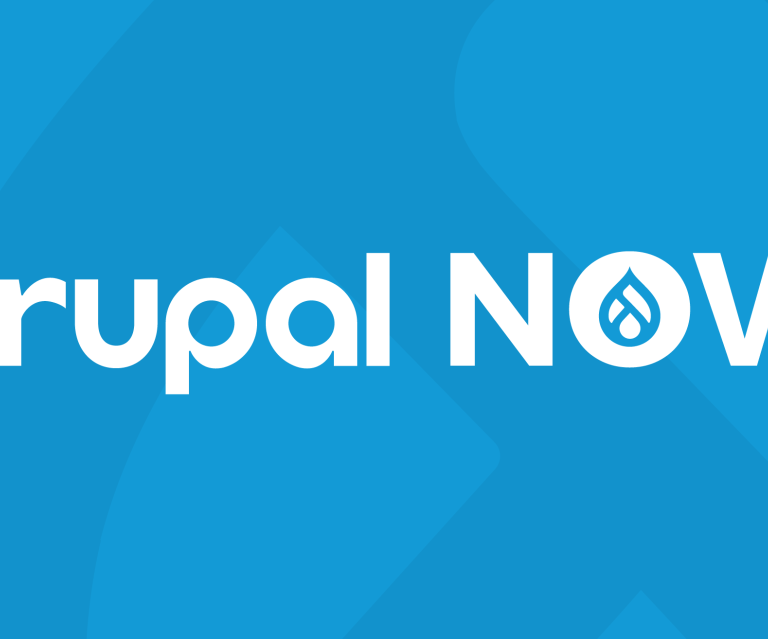 Drupal Now with Drupal 9 logo