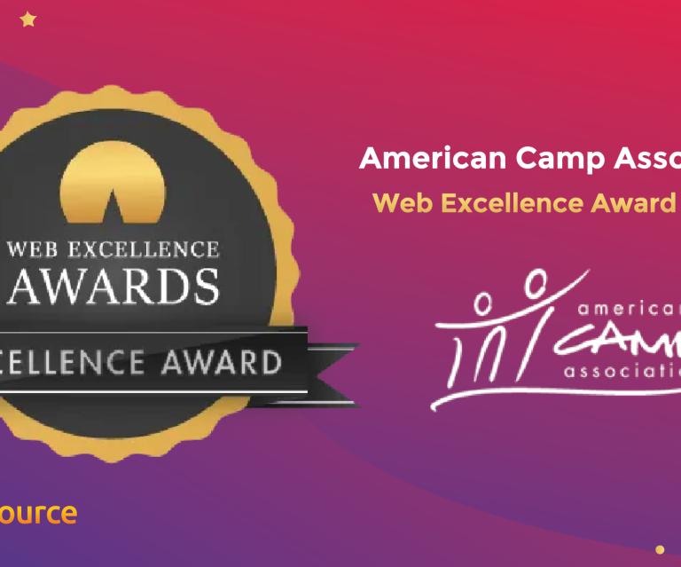 Web Excellence Award for American Camps Association