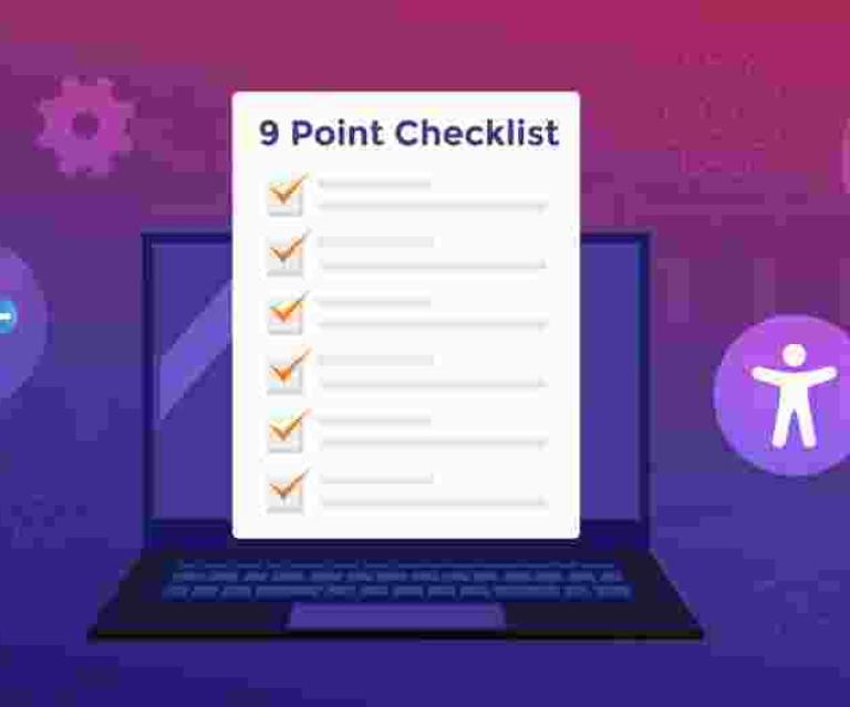 Representation of a checklist for government websites