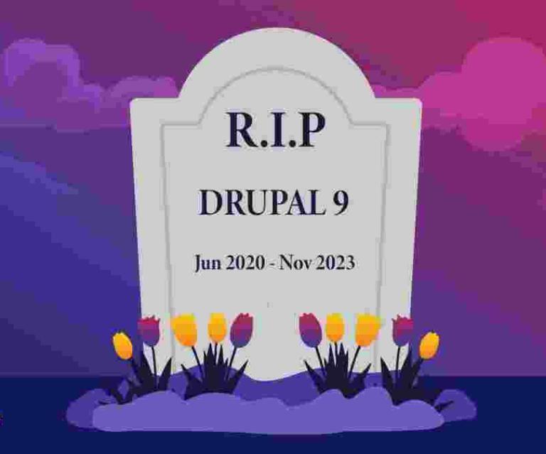 Drupal 9 end of life 