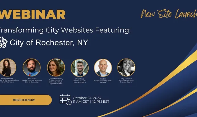 [Webinar] Transforming City Websites Featuring: City of Rochester