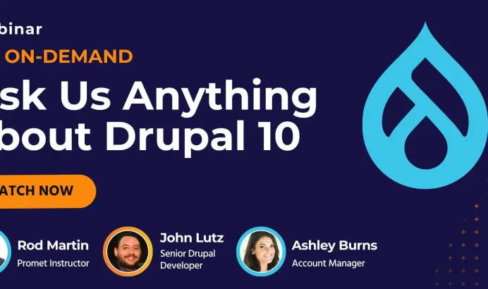 AMA Drupal 10 webinar on demand