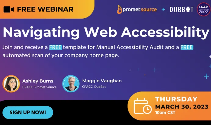 Navigating web accessibility promotional image