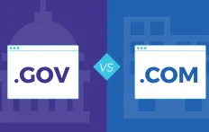 graphic with dot gov and dot com