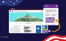 A government website with Civic AI Navigator chat window