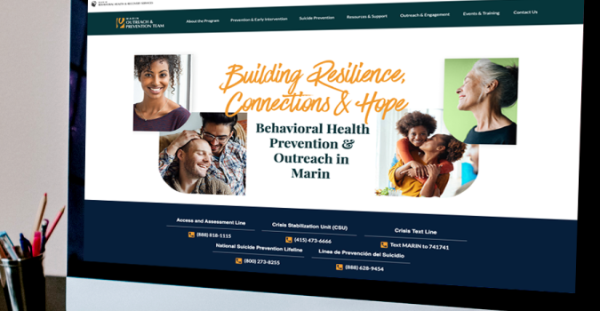 Marin County Prevention and Outreach site