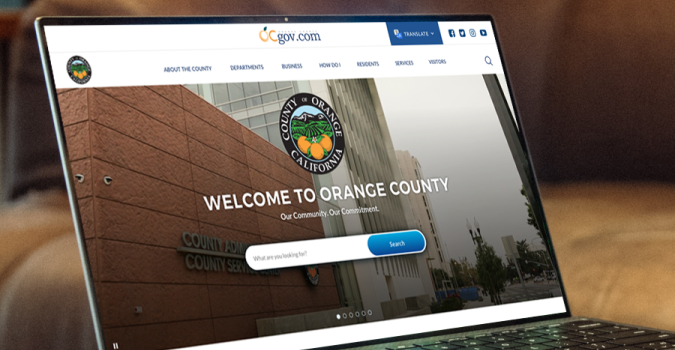 Orange County California home page