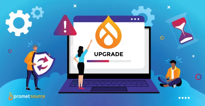 Depiction of Drupal Upgrade Fatigue