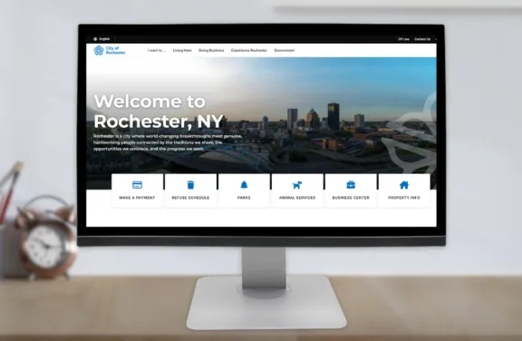 City of Rochester, NY homepage