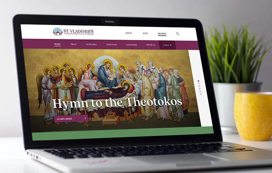 St. Vladimir’s Orthodox Theological Seminary website cover