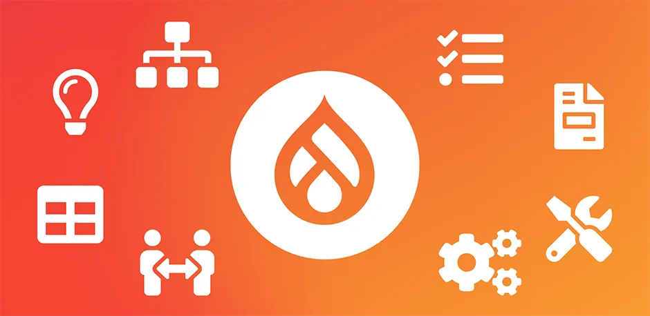 Drupal 10 upgrade icons
