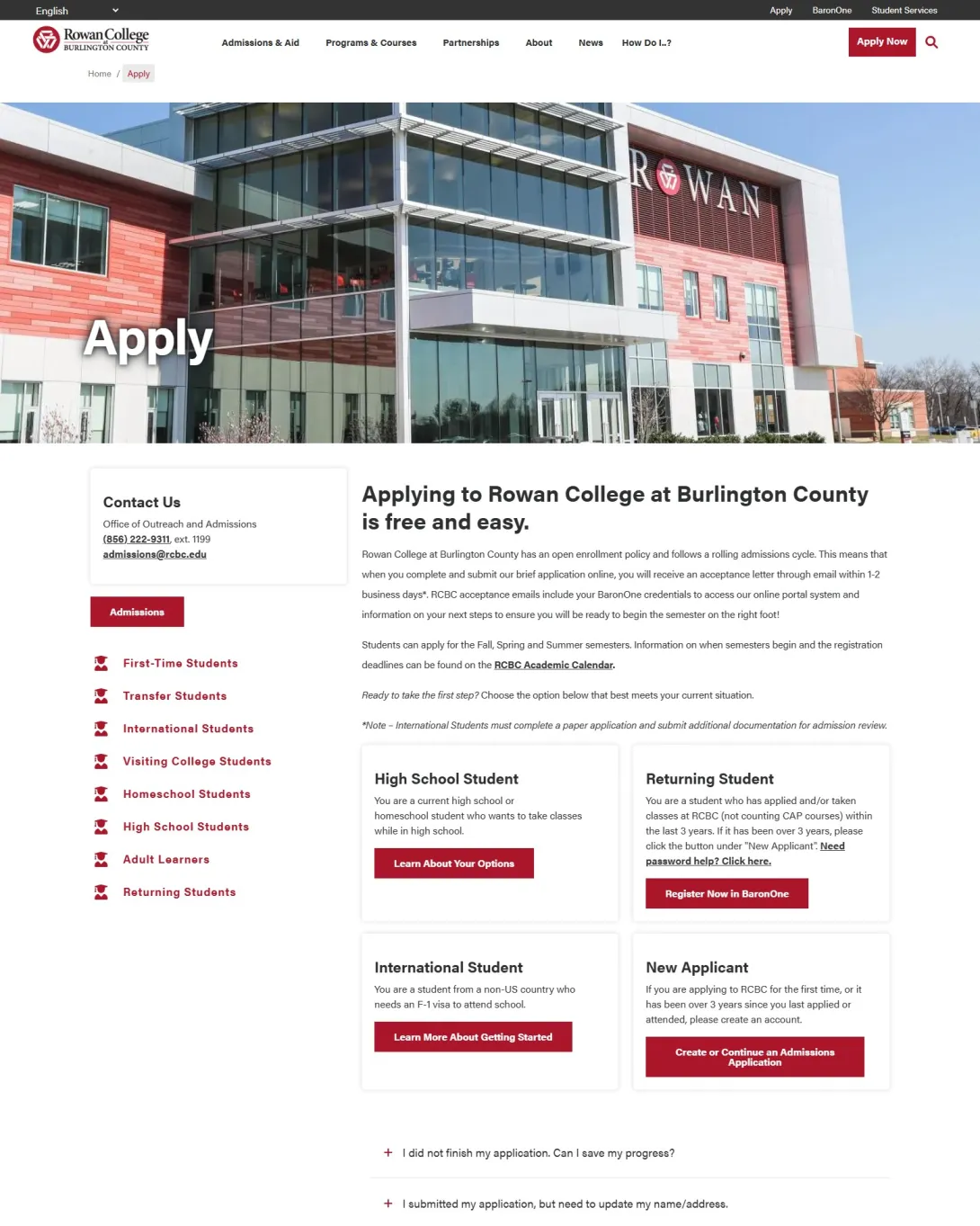 RCBC apply page