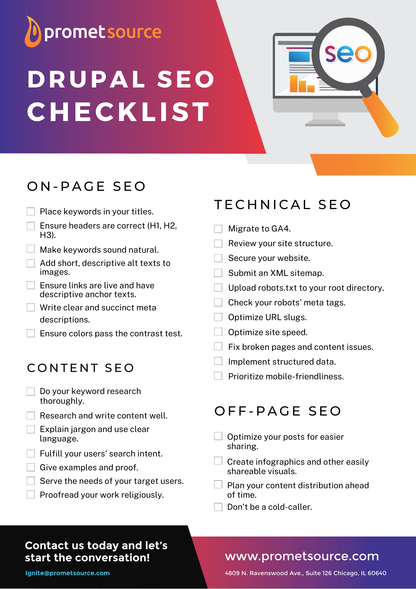 Drupal SEO checklist