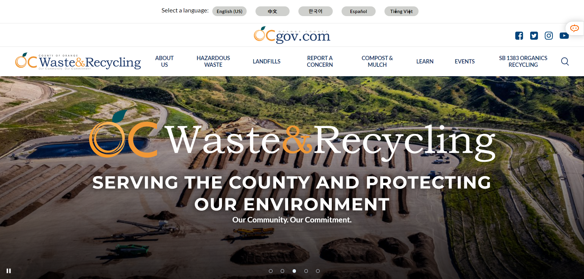 Orange County Proprietary Website