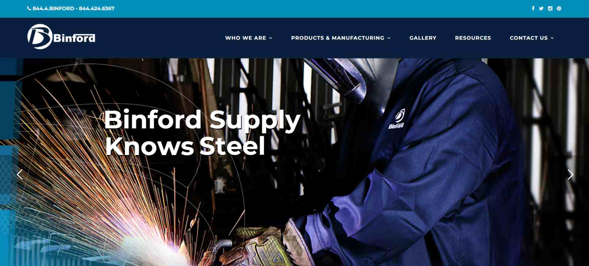 Binford Supply homepage