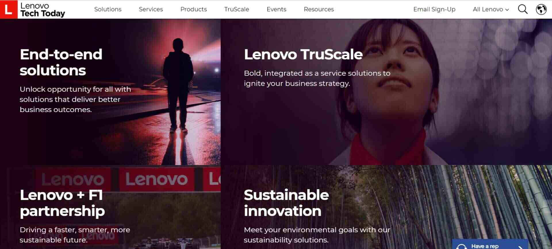 Lenovo header