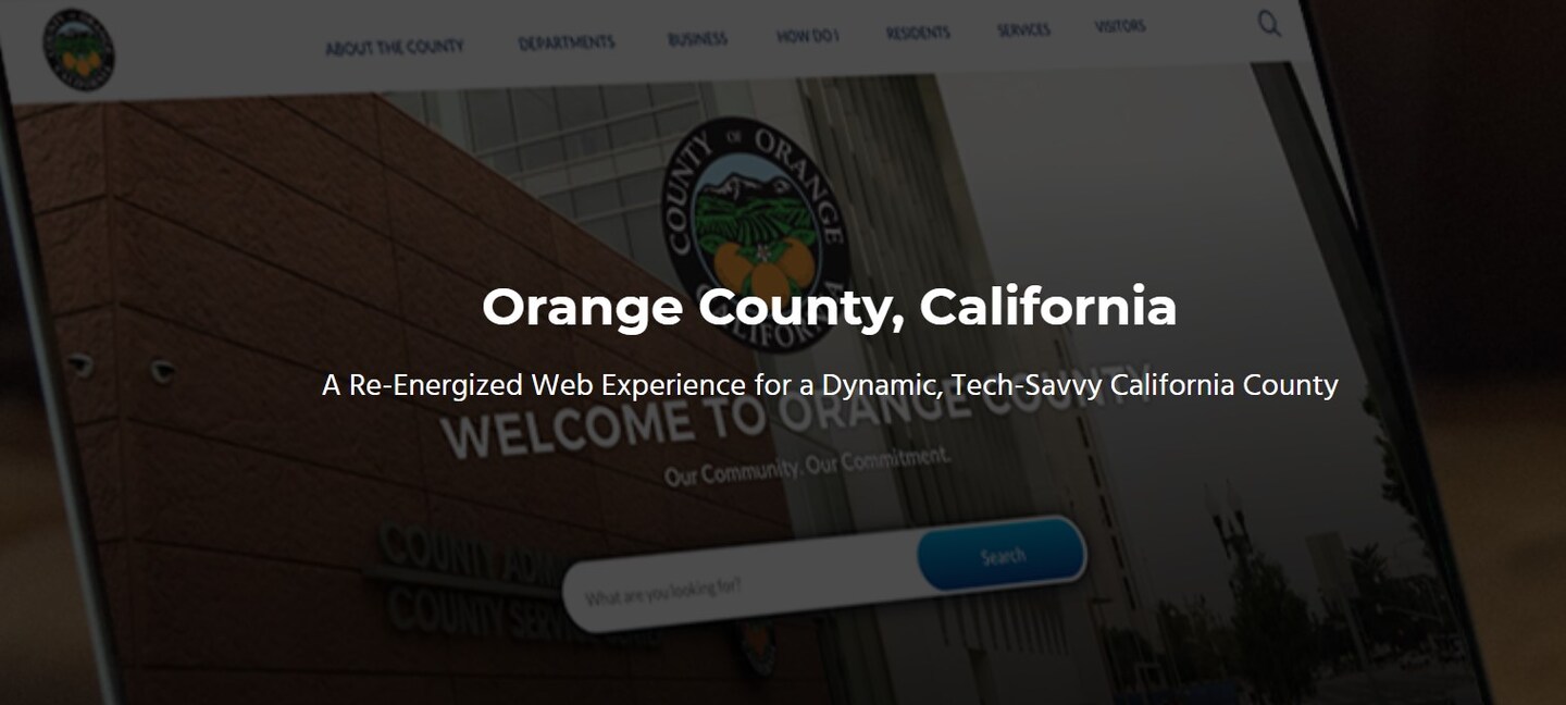 Orange County case study header